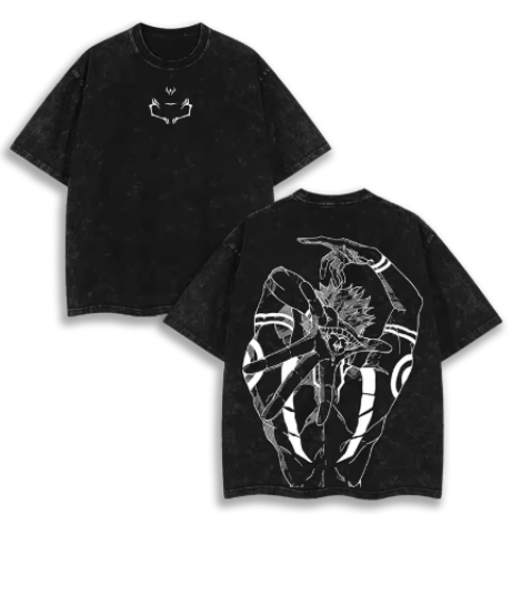 Y2k Sukuna Tshirt (Jujutsu Kaisen)